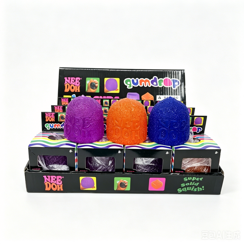 Needoh sensory stress relief gumdrop candy textured maltose squishy maltose toys_nina