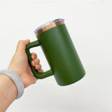Rts usa_20oz copper plated coffee mugs tumblers with removable handle_nina