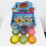 pectin glitter Bao Bun Dumpling Squeeze squishy toys with steamer basket_nina