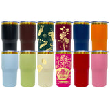 Rts usa_mirror gold plated underneath 20oz curved coffee tumbler with slide lids_nina