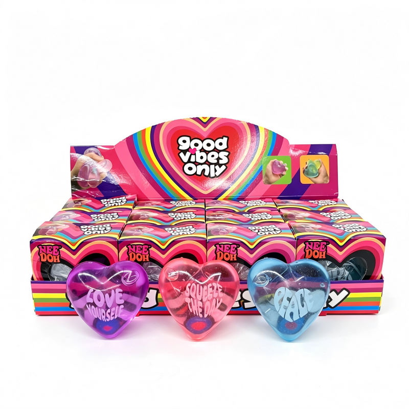Rts usa_Needoh Love Heart Sugar Squeeze Squishy Stress Ball toys_nina
