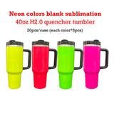 Rts usa_30oz 40oz H2.0 silver underneath neon quencher tumblers for sublimation and laser engraving_nina