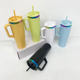 Rts usa_leak proof rainbow plated underneath 40oz curved tumblers_nina