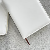 White Sublimation Blanks DIY Craft PU leather full printing Journal Diary A4 A5 A6 B5 Lined notebook_nina
