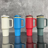 40oz H2.0 gold underneath green red white blue mix tumblers for laser engraving_nina