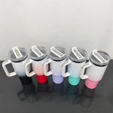 Rts usa_gradient white ombre colored powder coated black plated 40oz H2.0 tumblers_nina