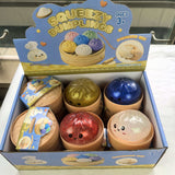 Rts usa_Colorful soft squeeze decompression Dumpling Stress Balls toys with Steamer Box_nina