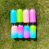 16oz gradient ombre matt colored acrylic plastic cans with lids_nina