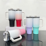 Rts usa_gradient white ombre colored powder coated black plated 40oz H2.0 tumblers_nina