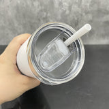 black white powder coated mirror copper plated underneath 20oz skinny straight tumbler for laser engraving_nina