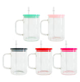 Rts usa_17oz blank sublimation crystal clear frosted glass camper mugs_nina