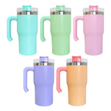 Rts usa_20oz matt candy macaron colored blank sublimation kids student toddler travel mugs_nina