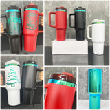 Rts usa_40oz H2.0 green underneath Christmas red tumblers for laser engraving _nina