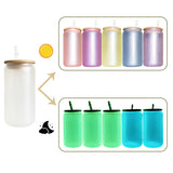 16oz sublimation UV color change and glow in dark glass cans_nina