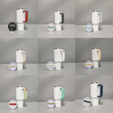 40oz H2.0 white blank sublimation tumblers with colorful lids and handles_nina