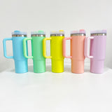 Rts usa_30oz H2.0 macaron matt colorful blank sublimation quencher tumblers_nina