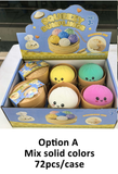 Rts usa_Colorful soft squeeze decompression Dumpling Stress Balls toys with Steamer Box_nina