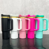 Rts usa_30oz 40oz H2.0 powder coated gold plated quencher tumbler coffee mugs cups with handle for engraved_nina