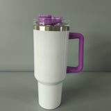 40oz H1.0 white blank sublimation quencher tumblers with colored lids and handles_nina