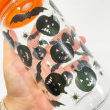 Rts usa_16oz Halloween design 3D touch UV printing beer glass cans_nina