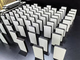 Double-side Single side blank sublimation MDF domino suit 28pcs with box_nina