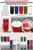 Rts usa_powder coated 20oz copper plated Stainless Steel (or Ceramic-Lined) tumblers with magnetic sliding lids_nina