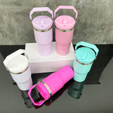 Rts usa_20oz blank sublimation macarone colors Kids flip top straw tumbler water bottle_nina