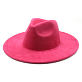 9.5cm blank suede western cowboy wide brim Suede hats for laser engraving burning_nina