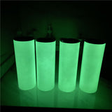 20oz UV color change and glow in dark white skinny straight tumbler_nina