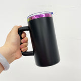 Rts usa_20oz rainbow plated coffee mugs tumblers with removable handle_nina