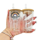 Rts usa_3oz blank sublimation pre-drilled double walled glitter snow globe mini shot glass tumbler cups_nina