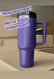 40oz H2.0 mirror black underneath powder coated purple tumbler for Halloween_nina1