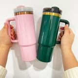 30oz 40oz gold and copper plated glossy powder coated deco collection H2.0 quencher tumblers_nina