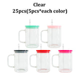 Rts usa_17oz blank sublimation crystal clear frosted glass camper mugs_nina