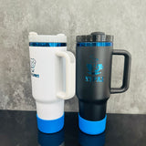 Rts usa_40oz H2.0 blue underneath quencher tumblers with boots_nina