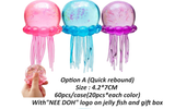 NEE DOH soft squeeze decompression Jelly fish squishy Squeeze Stress Ball_nina