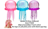 NEE DOH soft squeeze decompression Jelly fish squishy Squeeze Stress Ball_nina