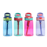 Portable leak proof Flip straw 16oz kids water bottles_nina