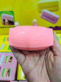 Slow bounce Realistic small TPR Yellow Pink Butter Stick squishy toys_nina