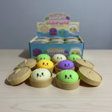 Rts usa_Colorful soft squeeze decompression Dumpling Stress Balls toys with Steamer Box_nina