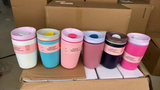 Owala style Kids leak proof powder coated 12oz 20oz insulated coffee tumbler mugs for laser engraving_nina
