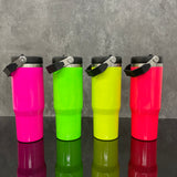 30oz flip straw neon water bottles for sublimation and laser engraving_nina