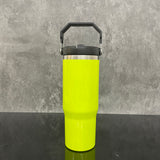 30oz flip straw neon water bottles for sublimation and laser engraving_nina