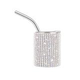 2oz 3oz mini bling rhinestone shot glass tumblers with lids and metal straws_nina