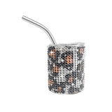 2oz 3oz mini bling rhinestone shot glass tumblers with lids and metal straws_nina