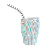 2oz 3oz mini bling rhinestone shot glass tumblers with lids and metal straws_nina