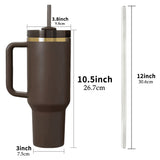 30oz 40oz H2.0 dark dark brown cocoa chocolate gold underneath quencher tumbler for laser engraving_nina