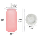 16oz gradient ombre matt colored acrylic plastic cans with lids_nina