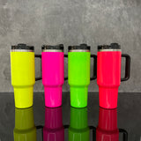 Rts usa_30oz 40oz H2.0 silver underneath neon quencher tumblers for sublimation and laser engraving_nina